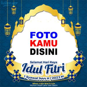 Idul Fitri 2023: Twibbon Terbaru Ucapan Selamat Hari Raya | twibbonize idul fitri img 06 png